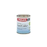 ADLER Varicolor 2in1 Acryl Buntlack für Innen und Außen - 125 ml 1/8 Liter Weiß Weiß - Wetterfester Lack und Grundierung - matt