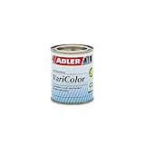 ADLER Varicolor 2in1 Acryl Buntlack für Innen und außen - 125 ml Weiß - Wetterfester Lack und Grundierung für Holz, Metall & Kunststoff - Seidenmatt