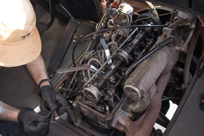 Düdo Mercedes Benz OM616 Ventile einstellen