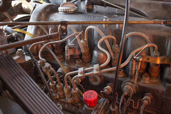 Düdo Ventilspiel einstellen - Ventildeckel abschrauben OM 616 Motor