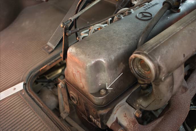 Mercedes Benz T2 Düdo Ventile einstellen - Ventildeckel abschrauben OM 616 Motor